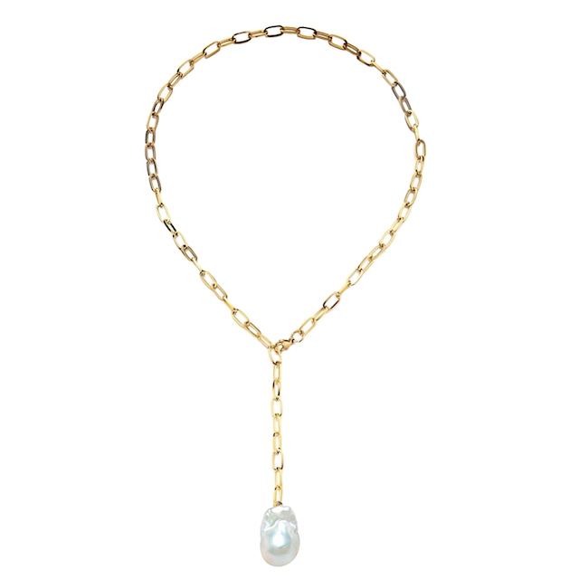 〈Sクラス〉baroque pearl Y necklace（12月下旬お届け予定）