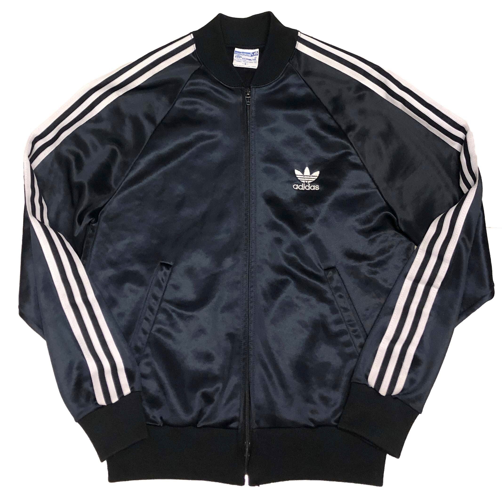 80s adidas アディダス ATP トラックジャケット ブラック/ホワイト