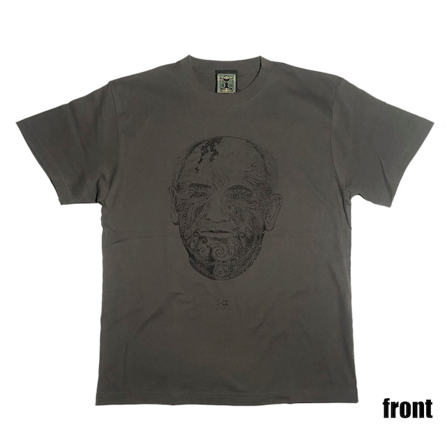 神眼芸術『Legend 2』T-shirt(神眼芸術×FLYOVER)Dark gray