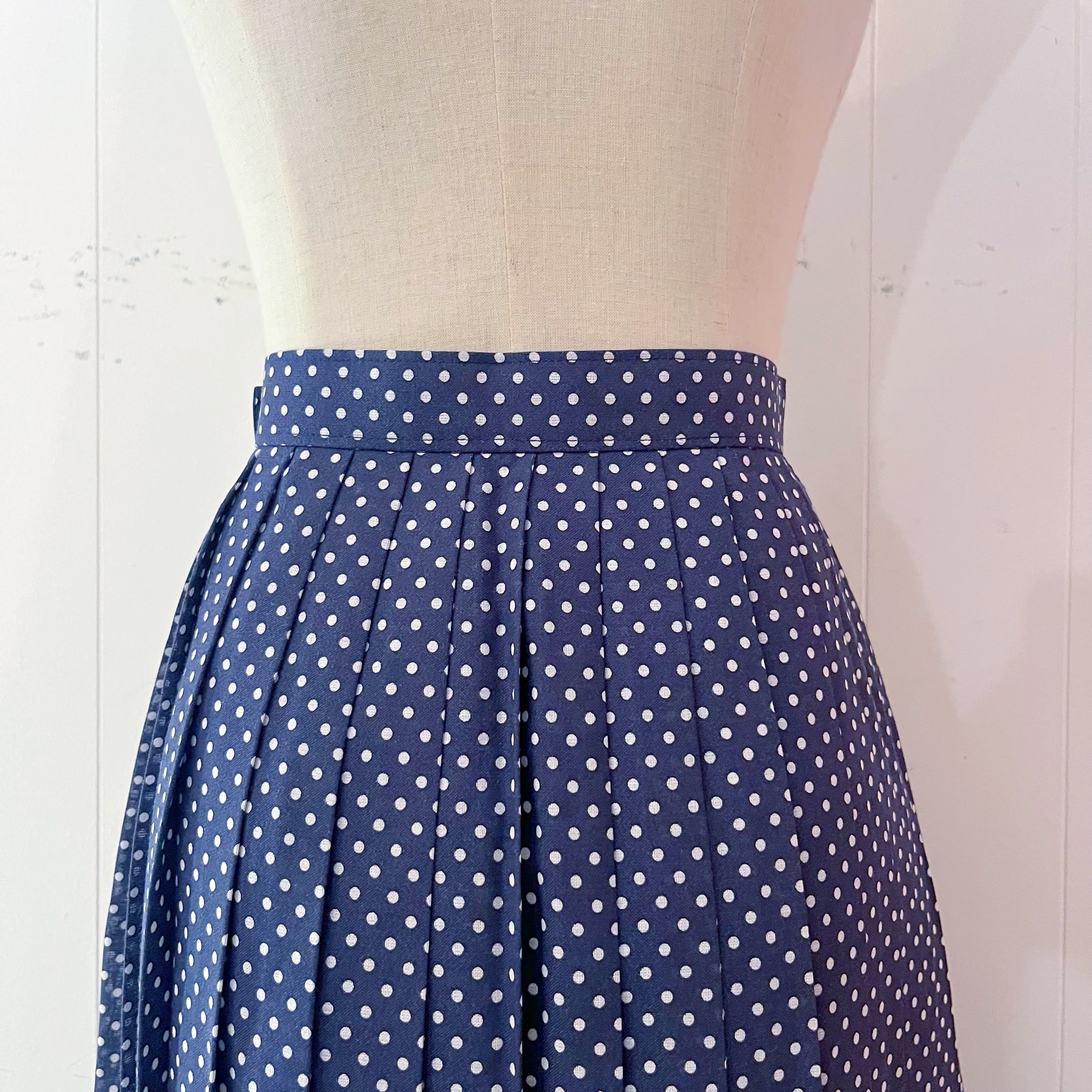 flower lace printed pleats skirt