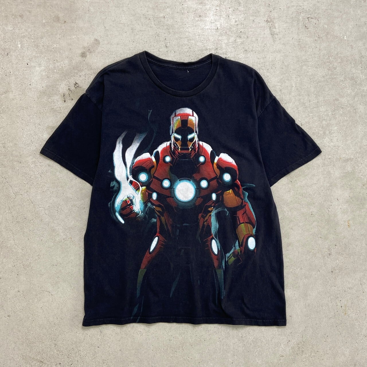 希少 MARVEL Ironman 古着 / XL MARVEL IRONMAN アイアンマン キャラクター プリント Tシャツ メンズXL