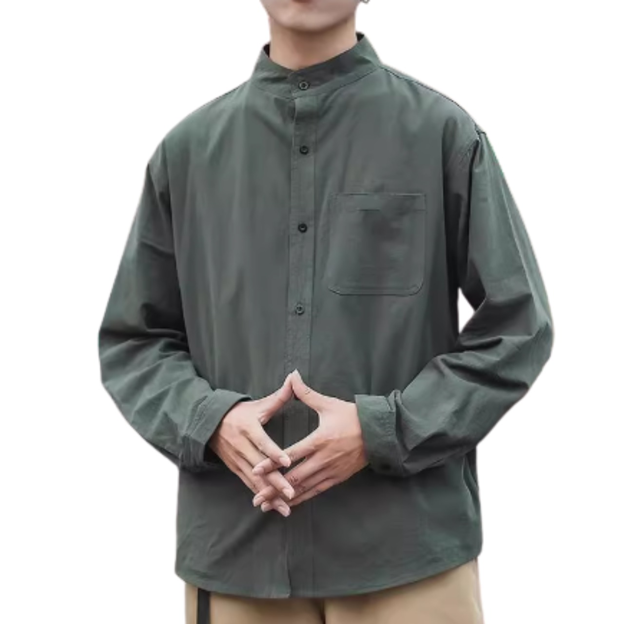 バンドカラーワイドシャツ　 TB1734・画像3