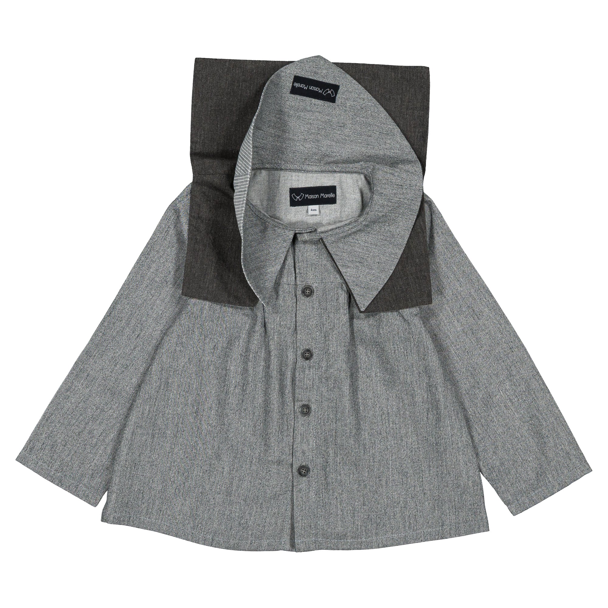 【予約/送料無料】Shirt DUC- gray / Maison Marelle