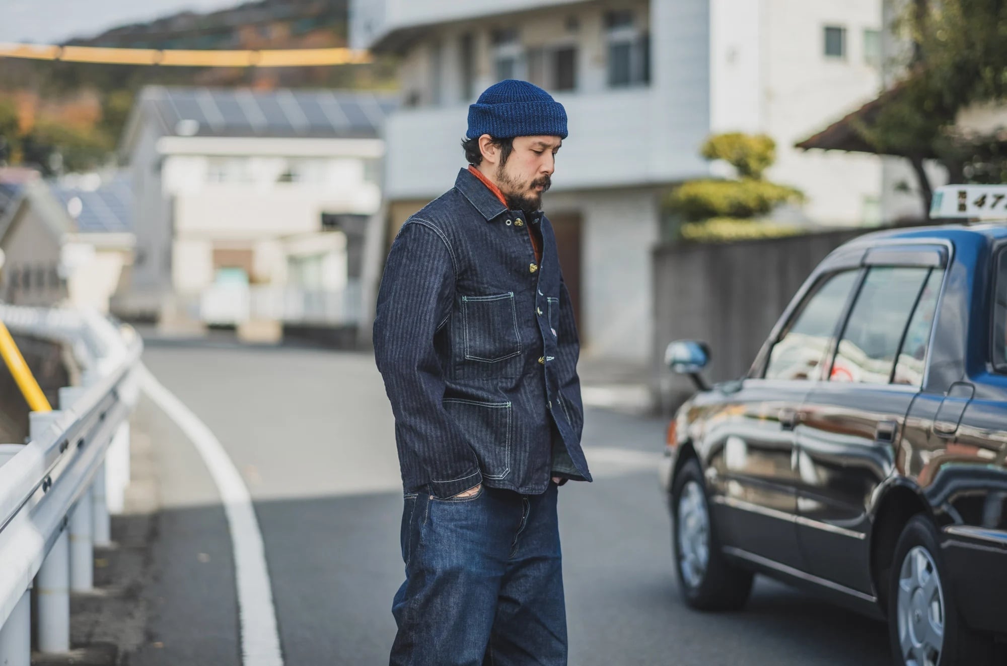 TCB Jeans Cathartt Chore Coat Denim Herringbone ジーンズ メンズ