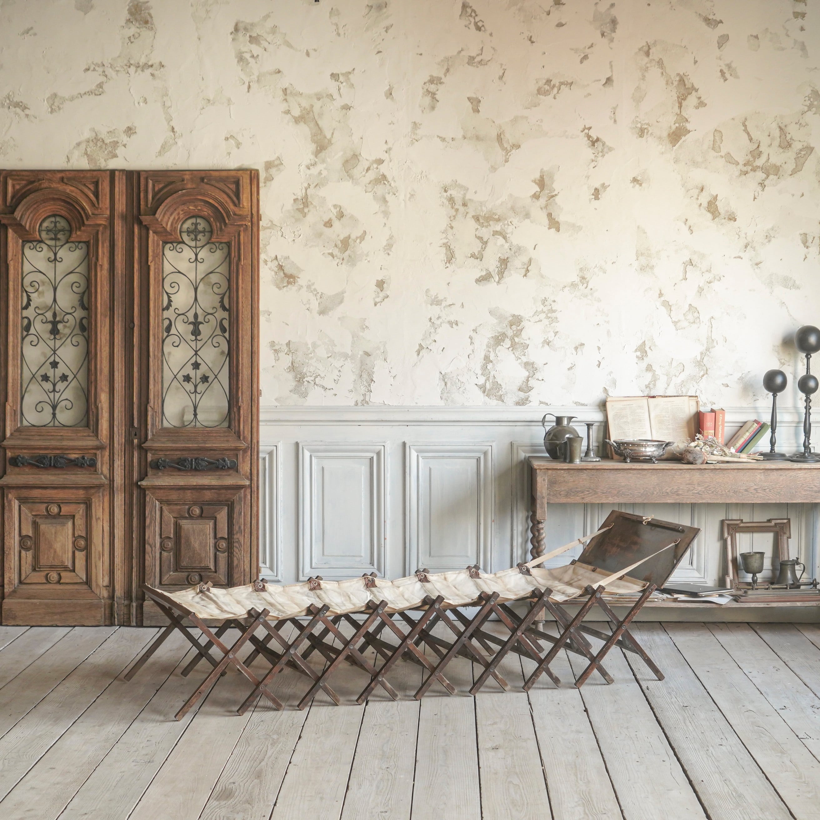 折り畳みベッド/ベッド/アウトドア/イギリス/ディスプレイ/アンティーク