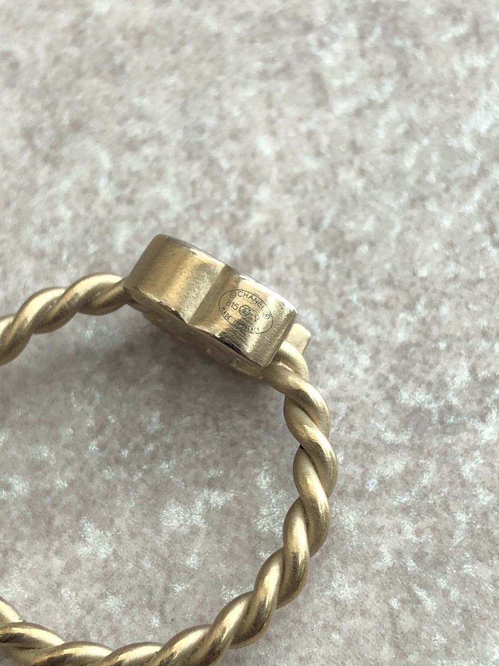 CHANEL シャネル 指輪 ゴールド ココマーク ツイスト vintage