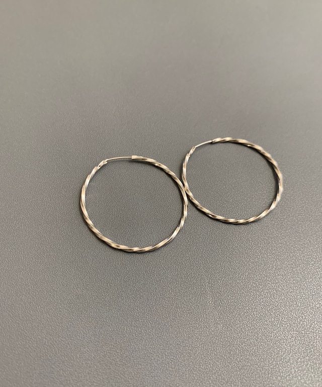 【送料無料】silver925 hoop earrings