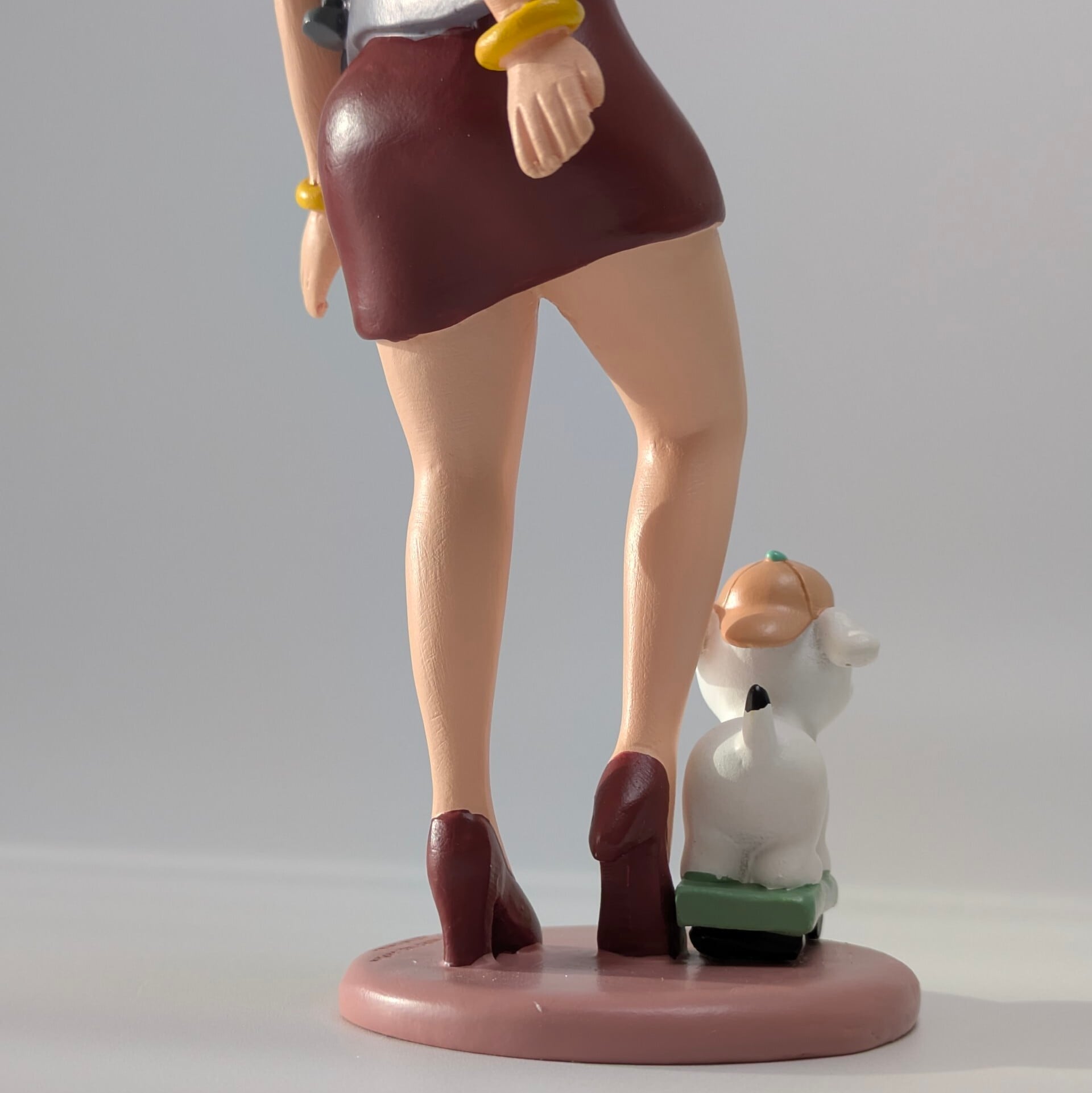 【 BETTY BOOP ベティちゃん 】『 ベティ スケボーwith Pudgy 』ボブルヘッド / ボビングヘッド 〚アメリカン雑貨 アメトイ〛
