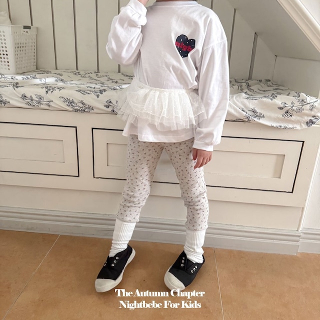 *即納* NIGHTBEBE オータムフラワーレギンス