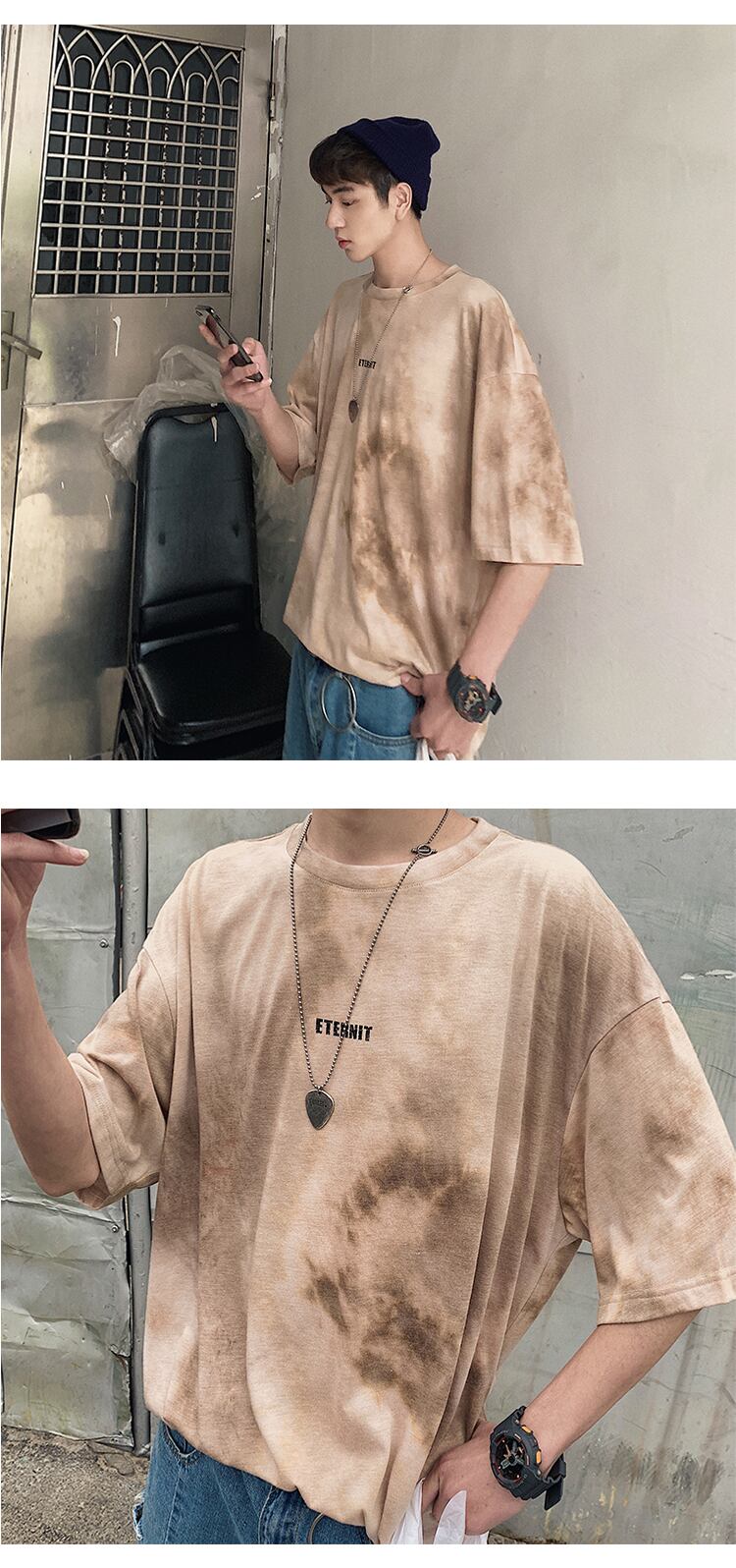 全3色 Tシャツ カットソー タイダイ カジュアル おしゃれ