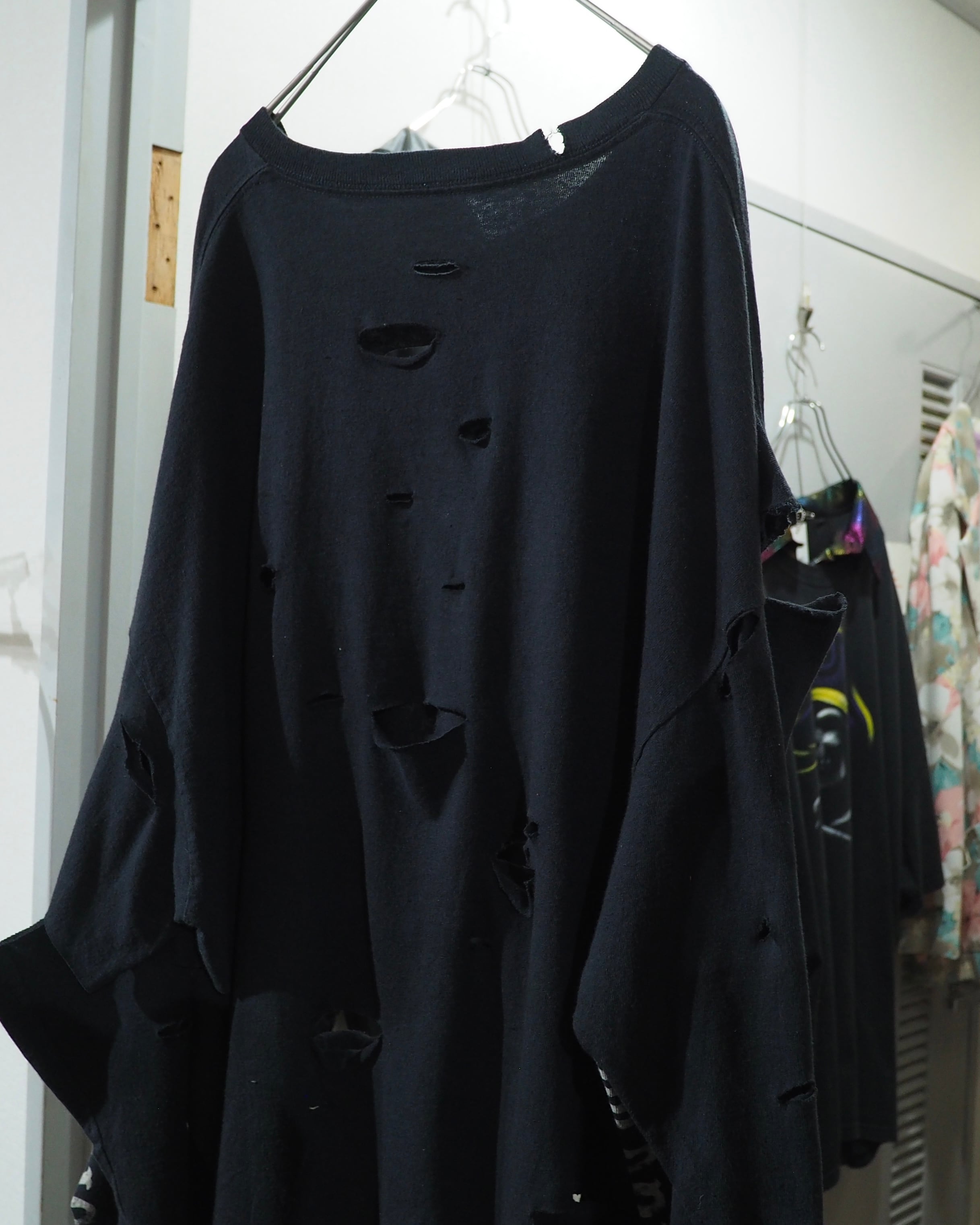 ” 循環 ” ” 死神 - Grim reaper ” Boro Circulation Re:make long sleeve Tee