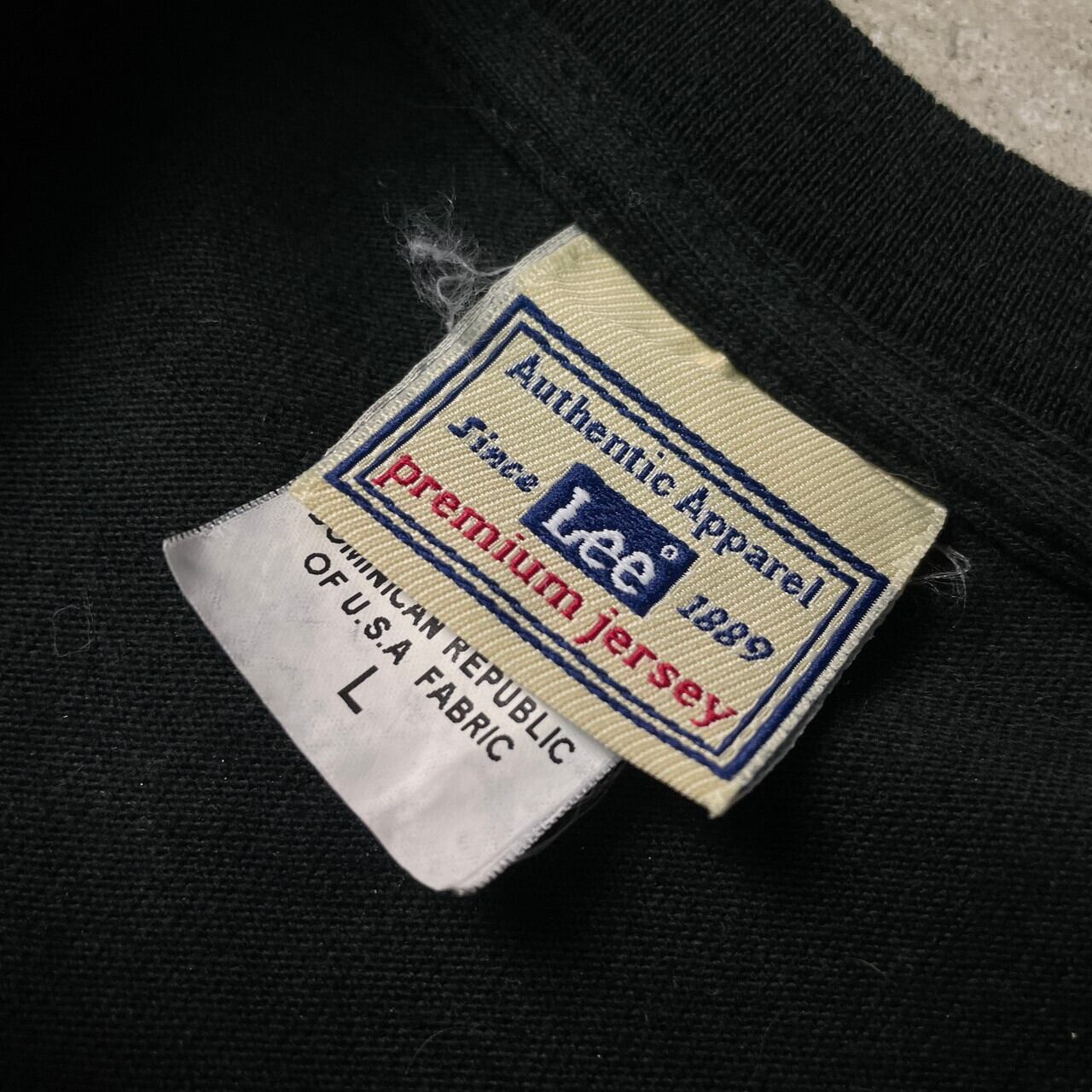 00年代 Lee リー Premium Jersey 無地 ブランクTシャツ メンズL 古着 