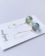 くすみカラー　レトロかわいいミニチュアヨーヨーピアス・イヤリング　選べるカラー　水風船
