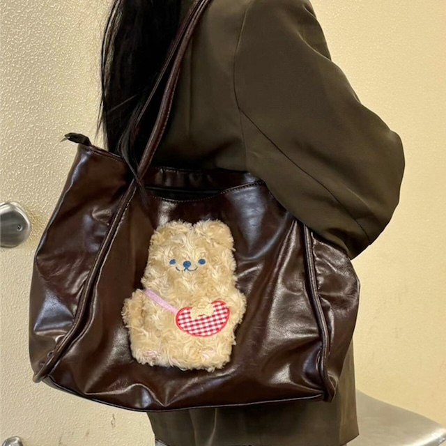 Hottie可愛い熊のトートバッグ 2s