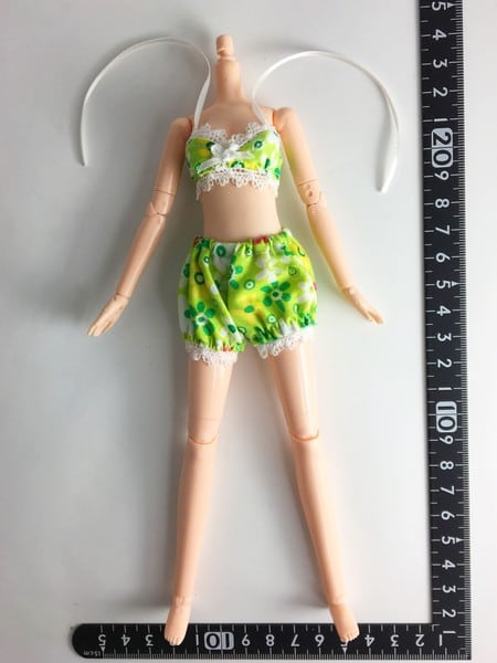 ドール服 1/6 女性用25 緑ブラ&ショーツセット STK016900106 - 画像1