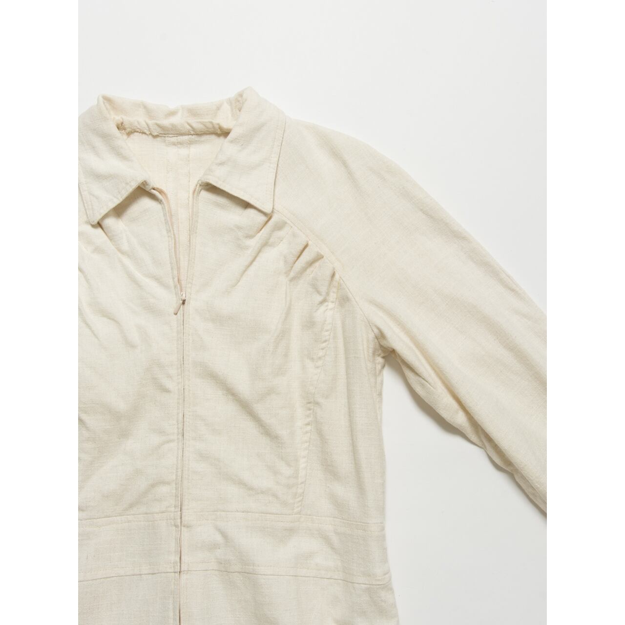 【Unknown brand】60-70's linen jumpsuit（リネンジャンプスーツ オールインワン）5c