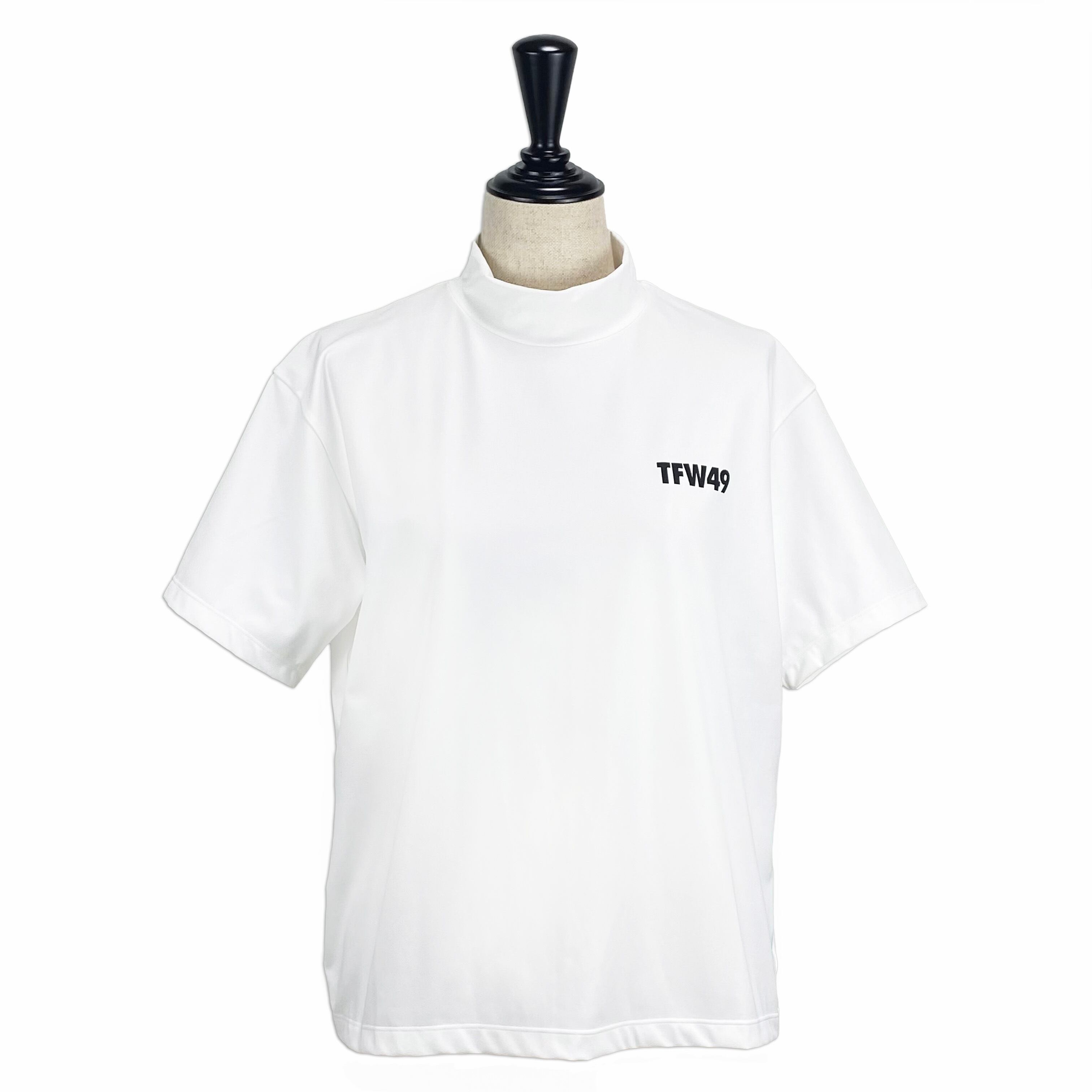 TFW49】《WOMEN'S》RELAX MOCK NECK T (WHITE) | Sandy GOLF