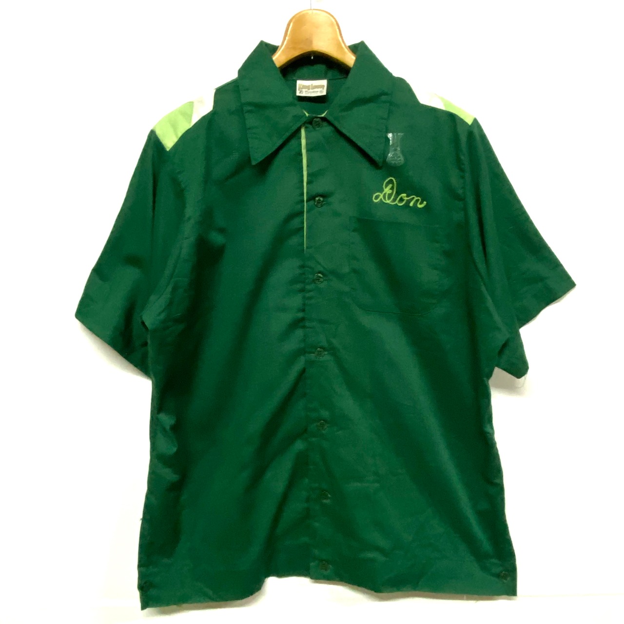 70年代 USA製 king Louie キングルイ ボーリングシャツ ボウリング  