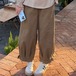 2色／裾タックコーデュロイパンツ ・12579