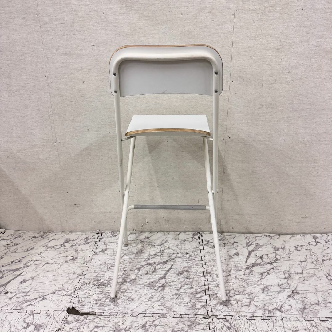 21265 カウンターチェア 背もたれ付 折りたたみ式 IKEA FRANKLI