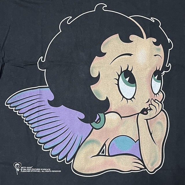Betty Boop ベティブープ Tシャツ 天使 Angel Double Side キャラT