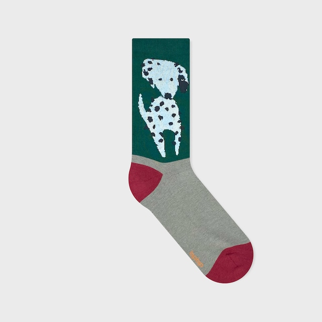 【JIN KITAMURA】北村人 SOCKS DALMATIAN ソックス ダルメシアン