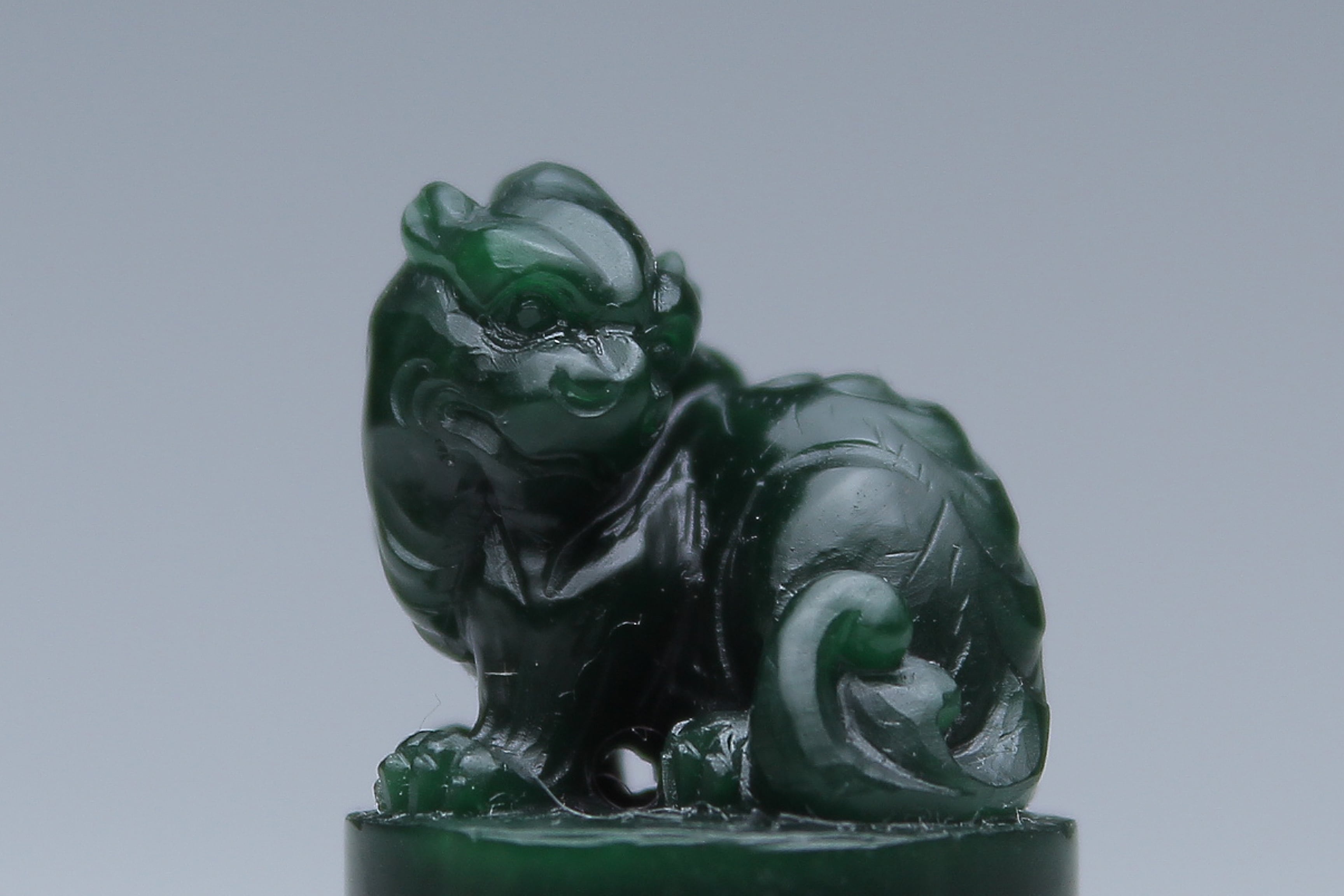 稀少!掘性西安緑石印材 古獣印鈕 彫刻 書道 篆刻 美術品 | 正一 稀少!掘性西安緑石印材 古獣印鈕 彫刻 書道 篆刻 美術品 | 正一