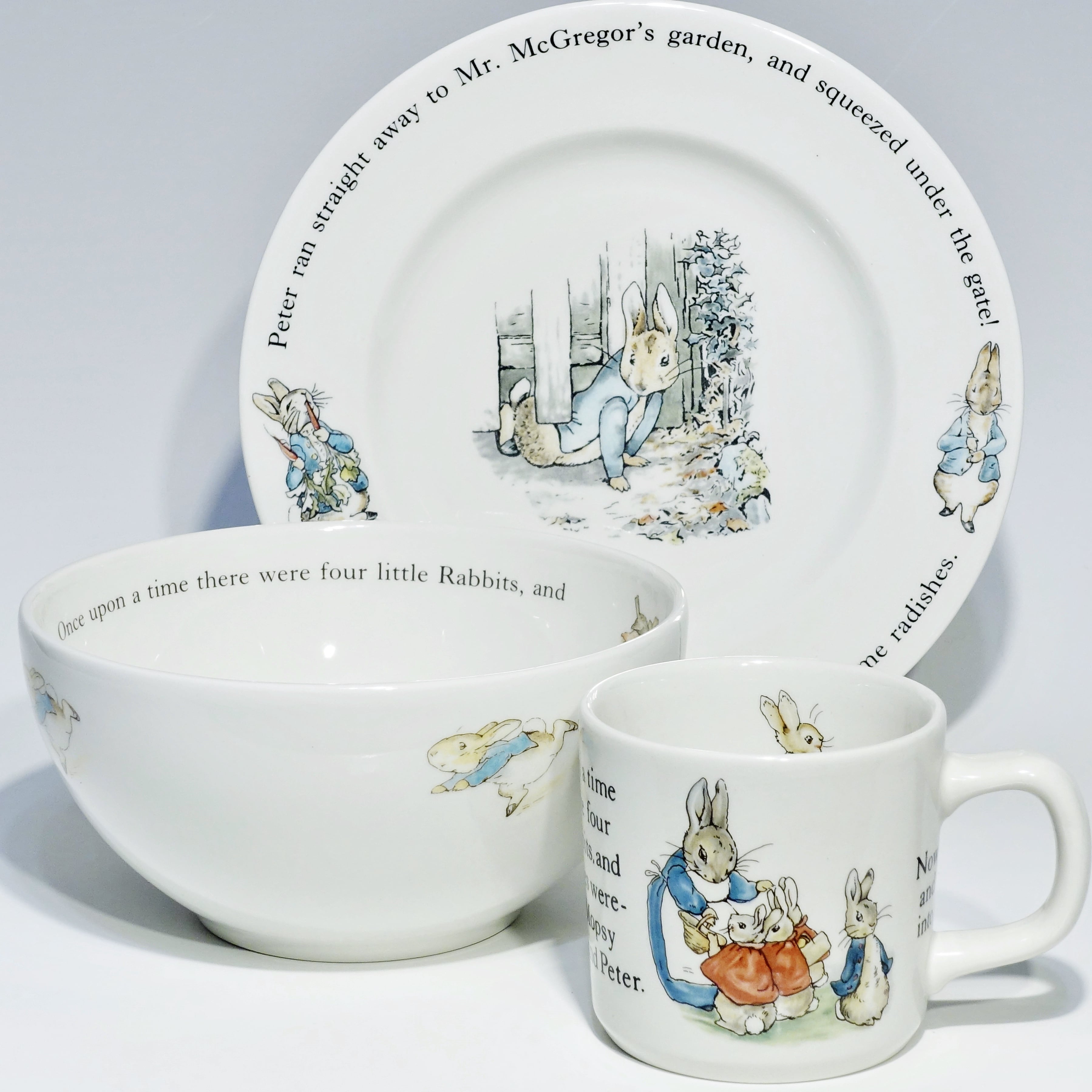 Wedgwood ウエッジウッド　ピーターラビット　3点キャッシュポット