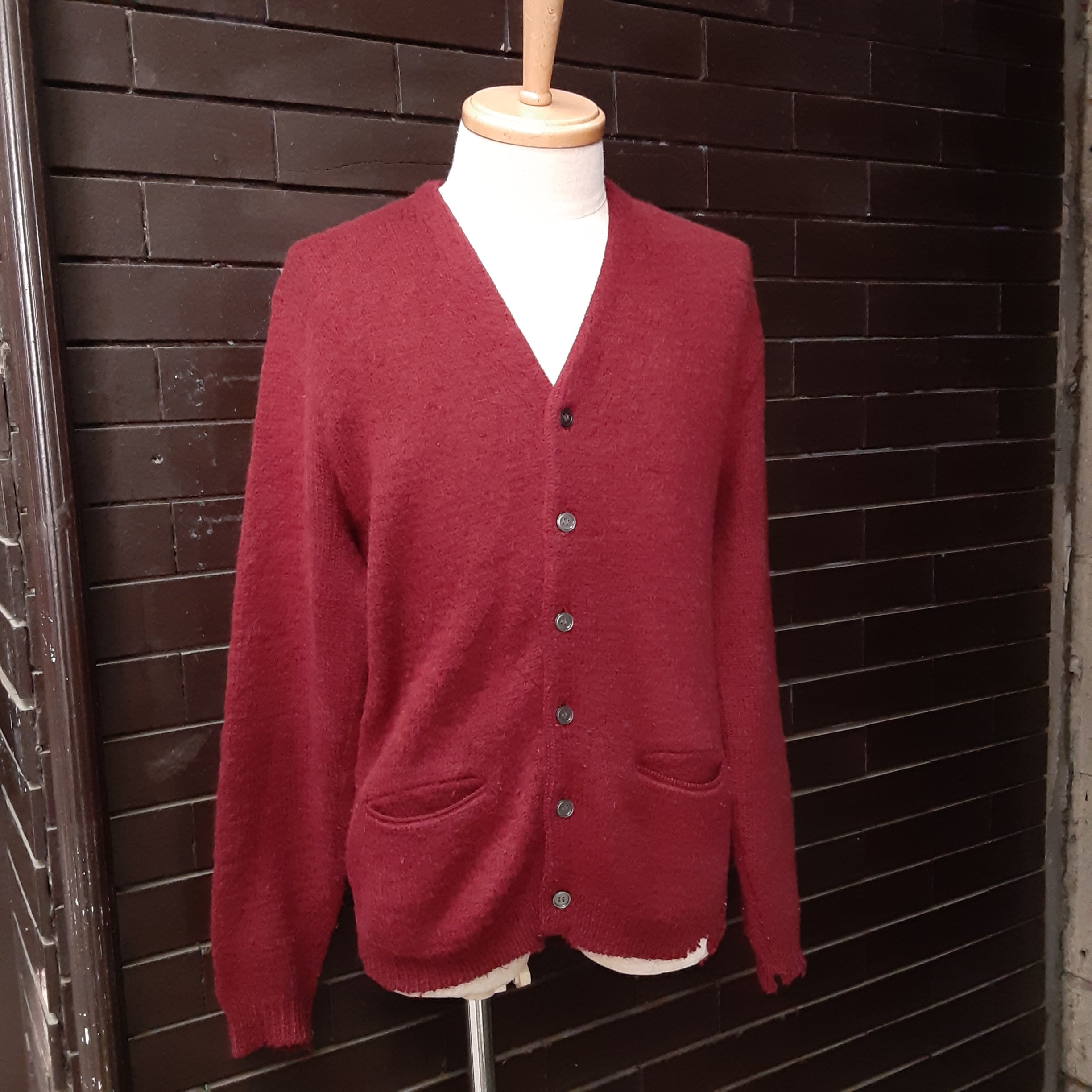 90´s mohair cardigan モヘア カーディガン 香港製-