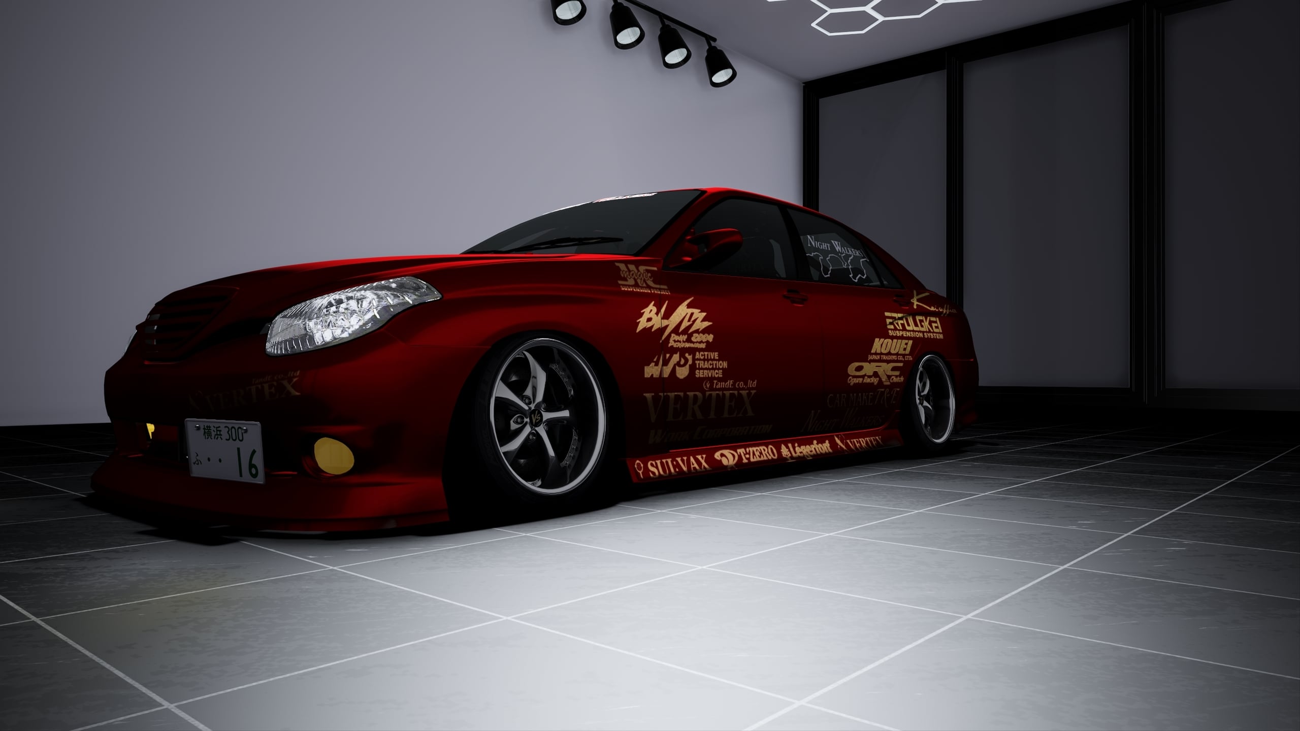 Assetto Corsa用MOD】NIGHTWALKERS仕様 TOYOTA JZX110 VR25 ヴェロッサ