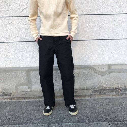  LOLO(ロロ) 　モールスキンスイングポケットパンツ　ブラック 