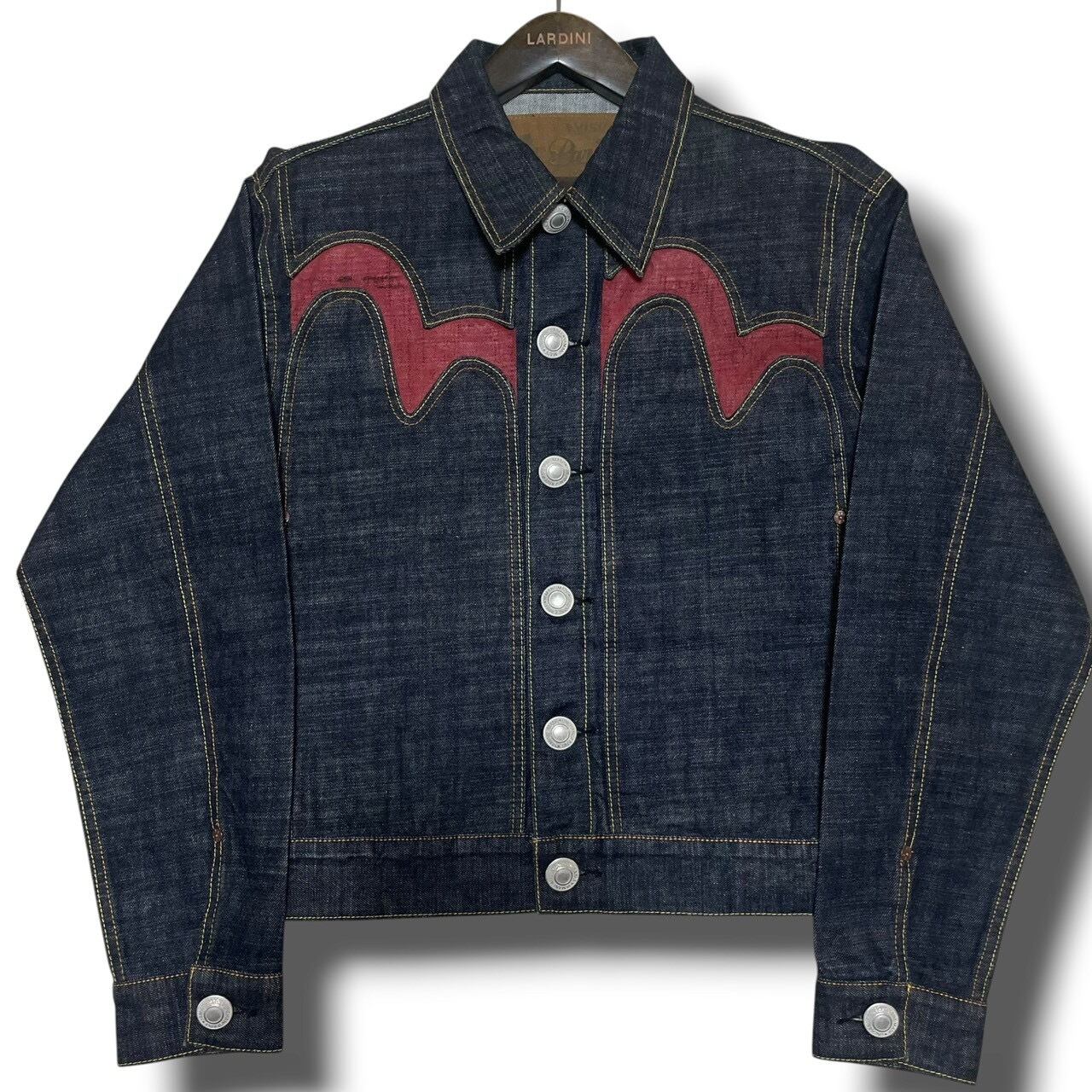 雰囲気抜群 EVISU 1st 大戦モデル カモメ デニムジャケット サイズ38