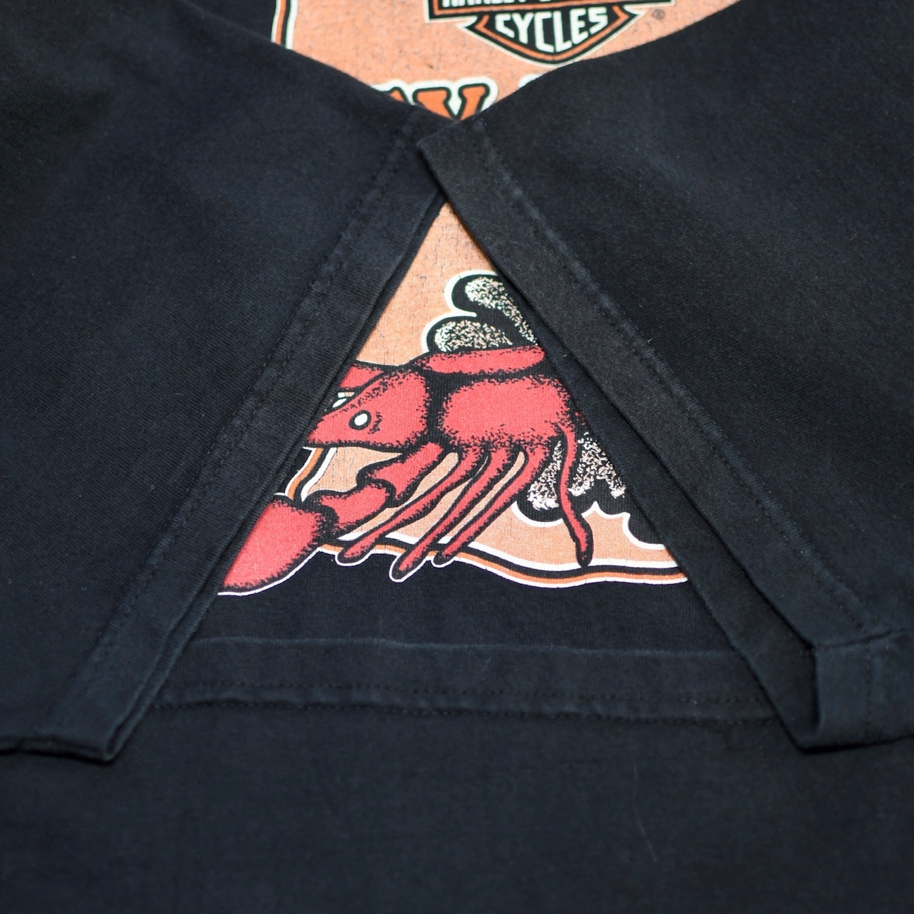 Harley-Davidson Crawfish print tee