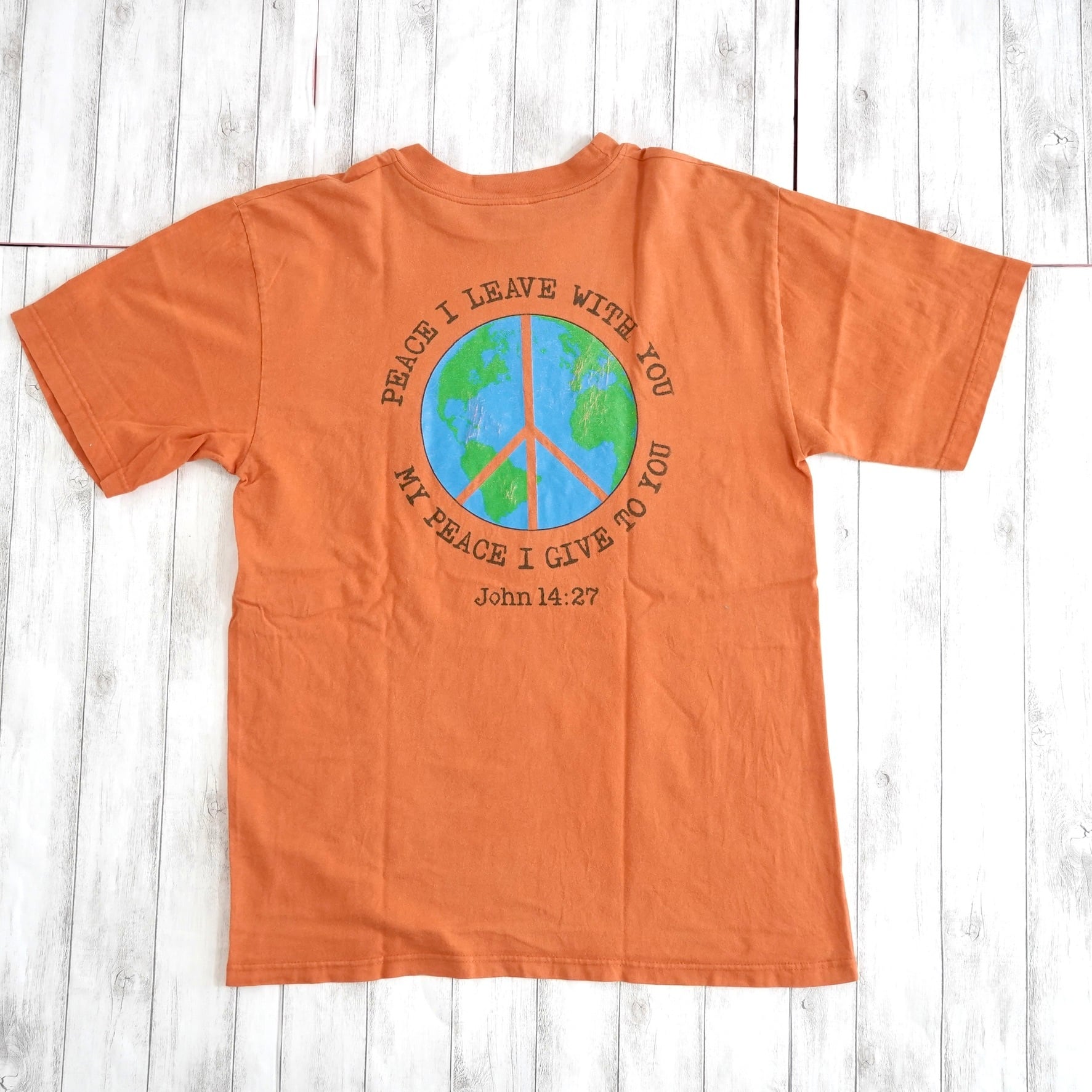 Men's & Women's】 90's Peace Mark T-shirt | SURFURUGI
