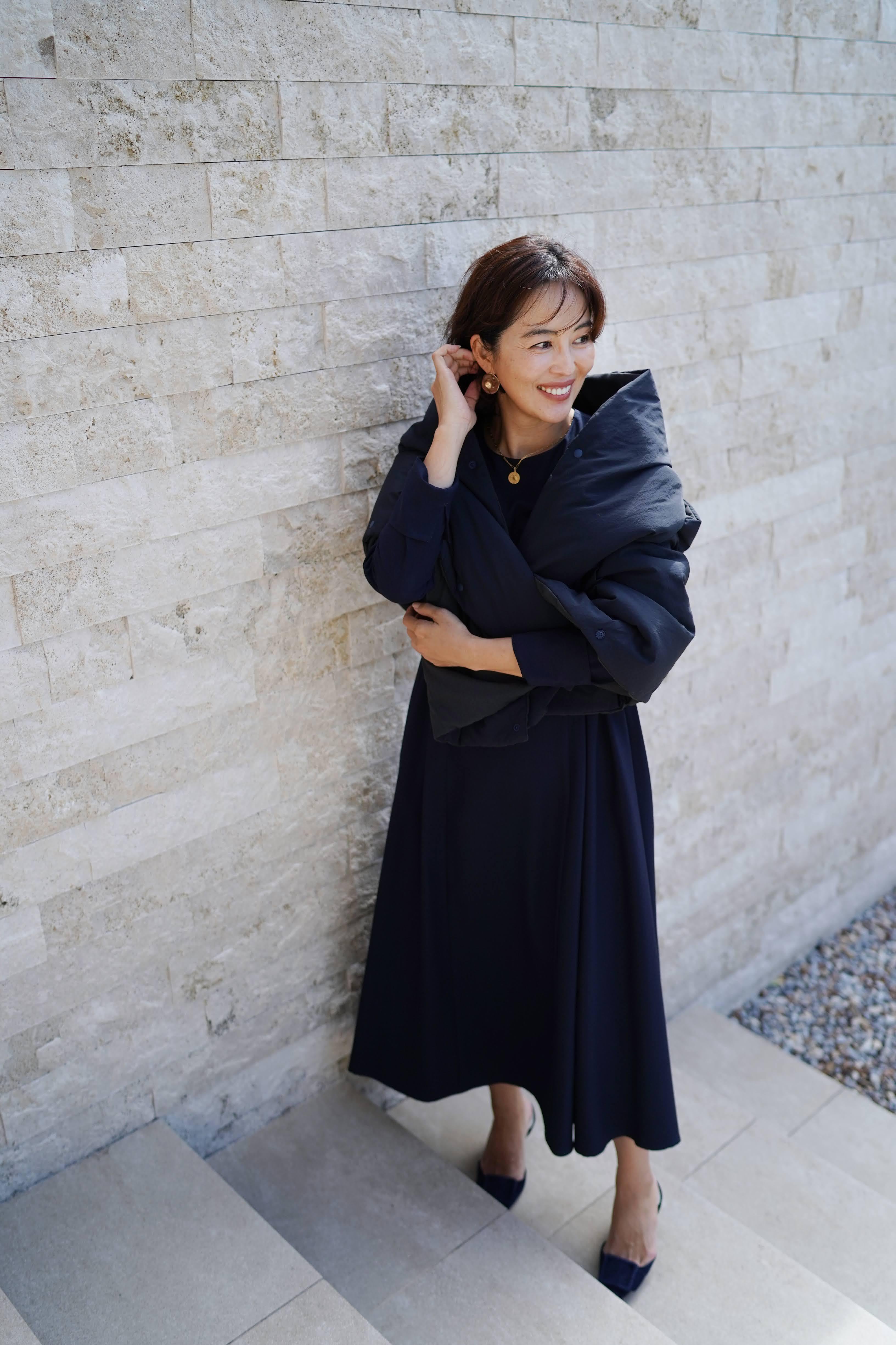 EVERYDAY DRESS mature ネイビー | THE9SHOP