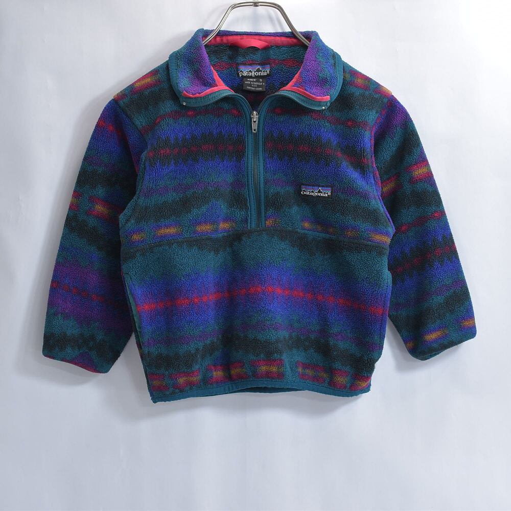 Kids 90s アメリカ製 patagonia パタゴニア F3 サカジャウィア柄