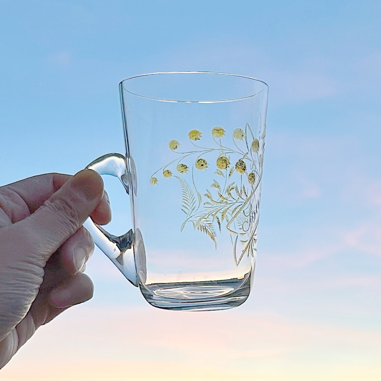 Souvenir グラヴュール エナメルガラス 小さなグラス（フランス） | ぽ