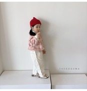 ザゴグマ / THE GOGUMA / チェックポントレーナー / 韓国子供服 / キッズ / 26winter〖取寄〗*XS~XL*