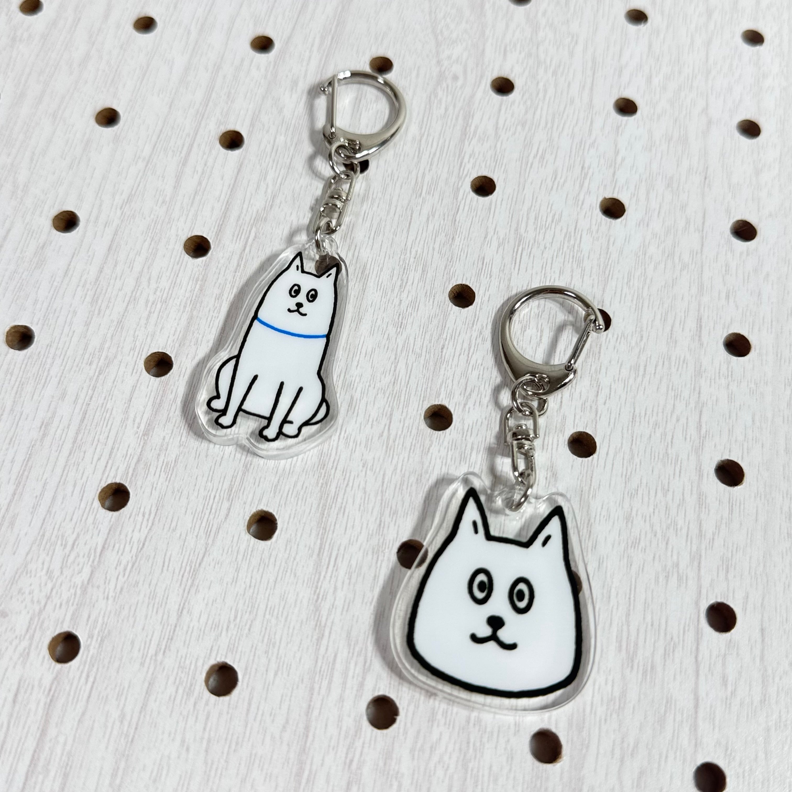 ネコムネandシバ 3Pキーホルダー | TORCH-Online Shop-