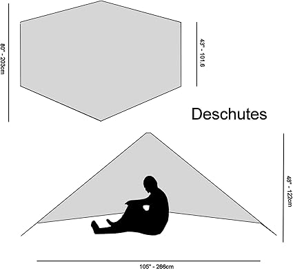 Six Moon Designs Deschutes 超軽量 バックパッキングタープ 13オンス
