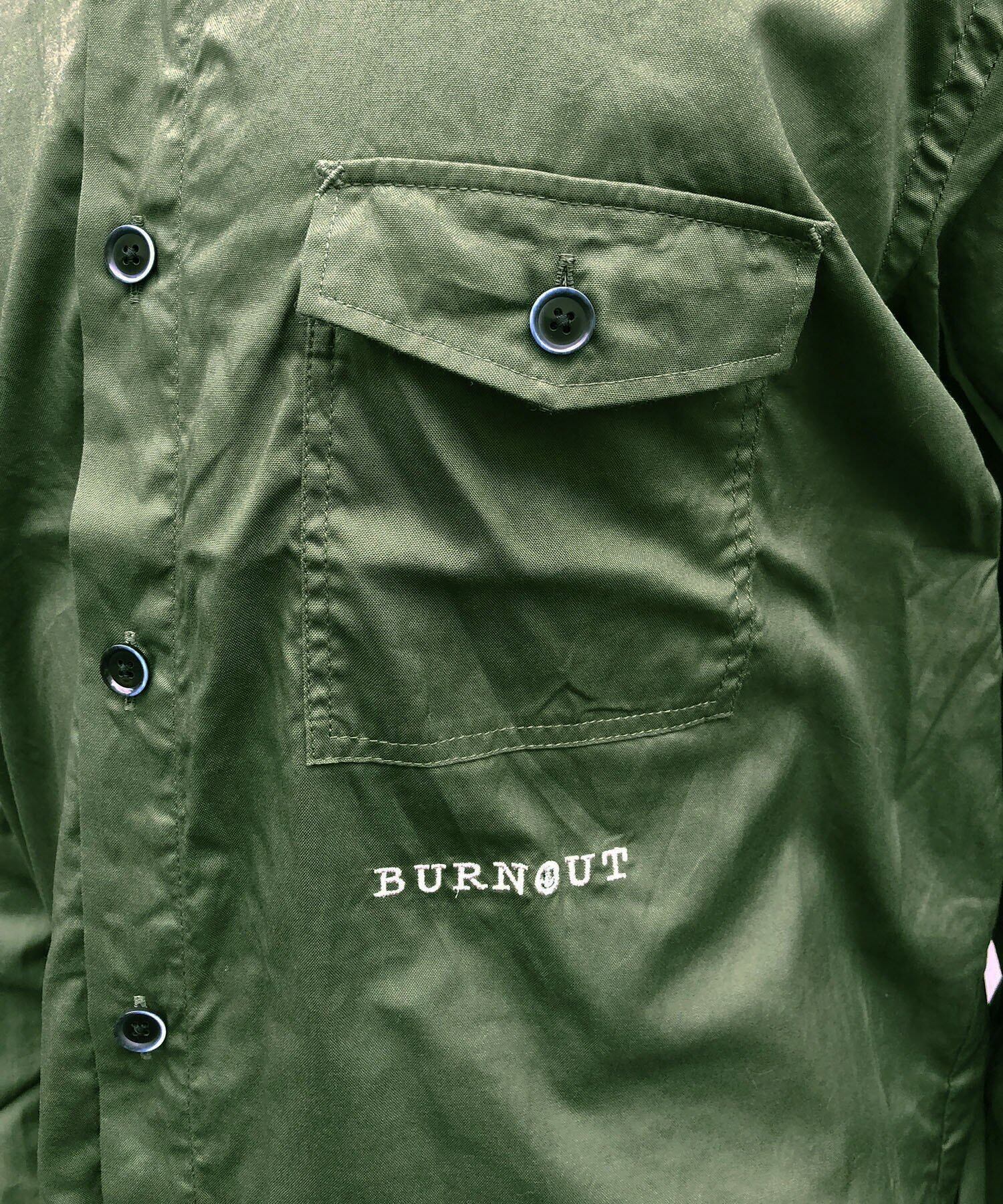 BURNOUT（バーンアウト） 『21' AW collection』 ビッグシャツ（Khaki