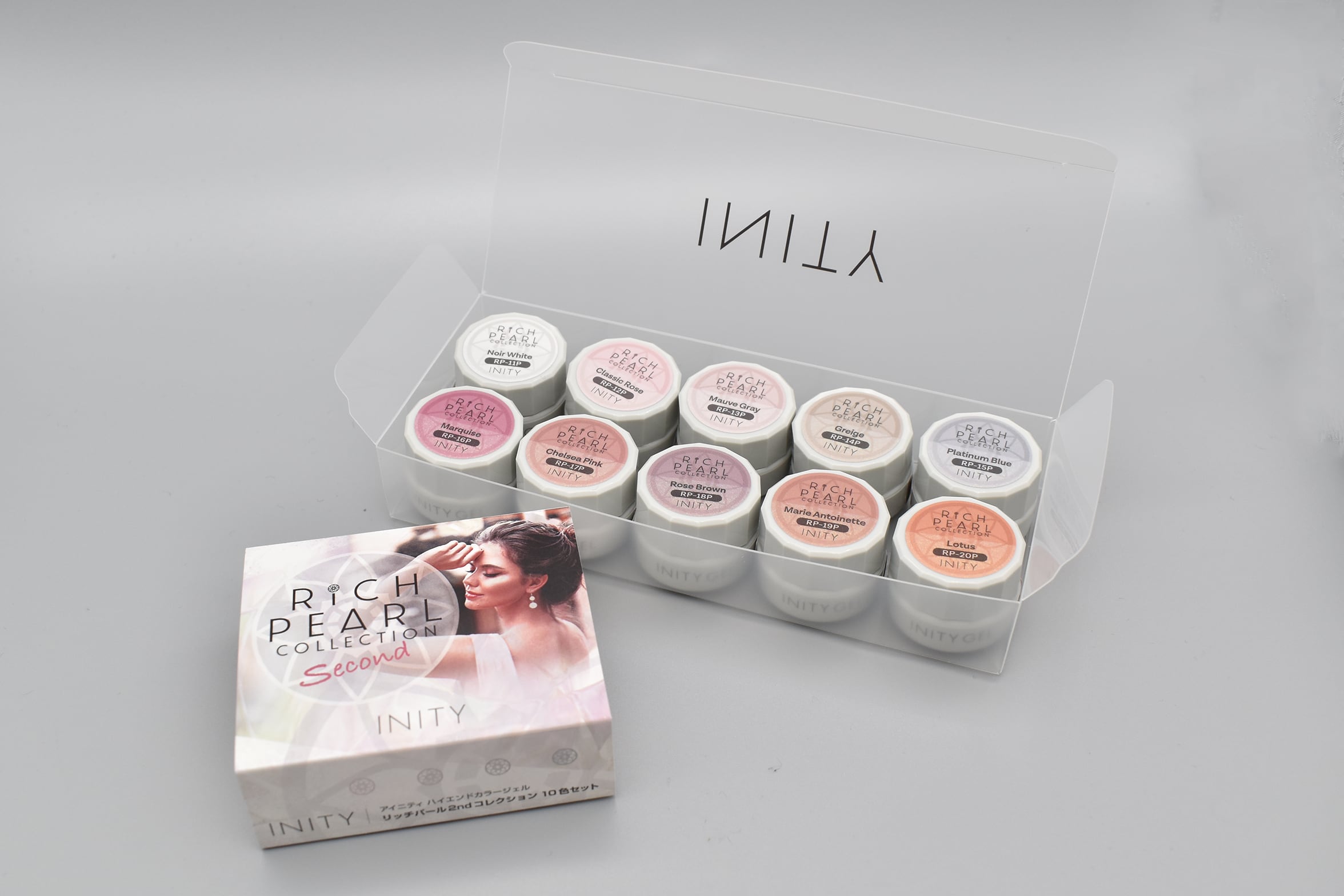 INITY RICH PEARL カラージェル15色セット【新品未開封】 単品】INITY：リッチパール2ndコレクション | hbaz official store