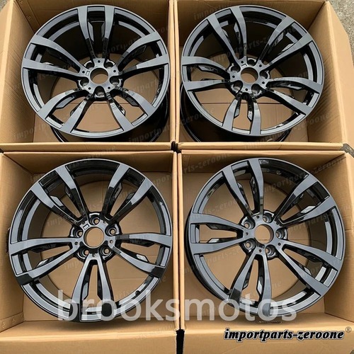 21インチ グロスブラック スタッガースタイル ホイール BMW X5 E70 F15 X6 E71 F16 469 適合 LI-1379