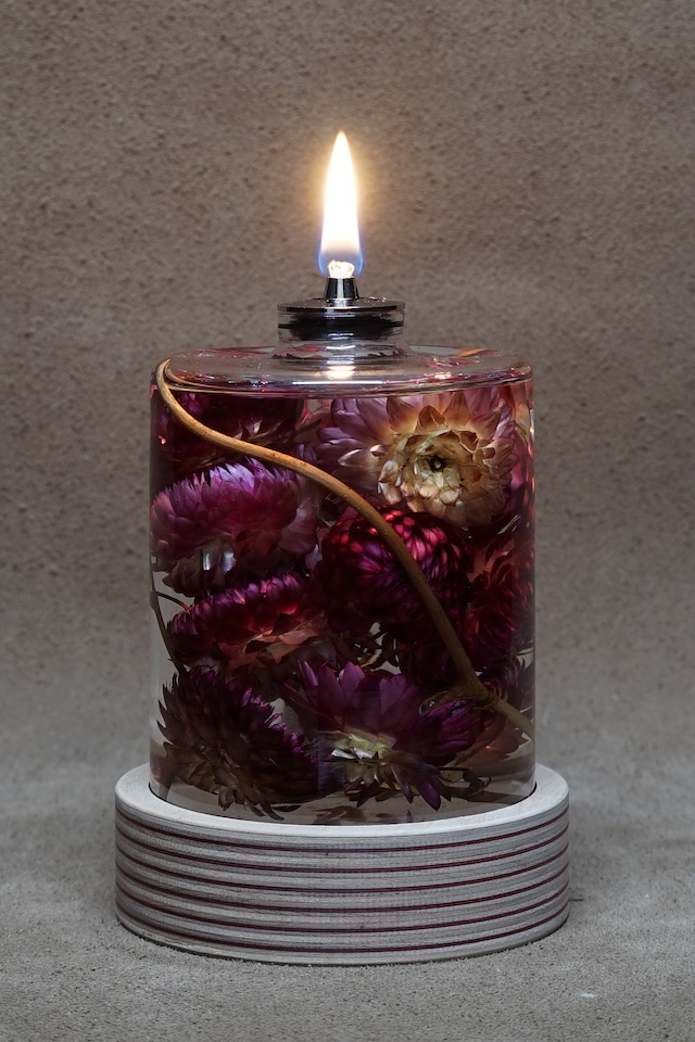 PLANTAHOLIC OIL LAMP -Purple Flower-