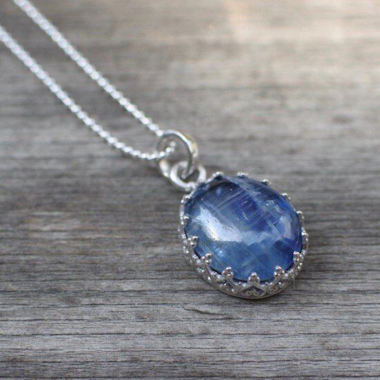 Kyanite Necklace (B) silver925