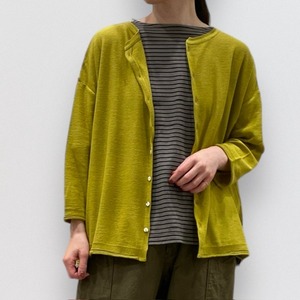 pas de calais washable cotton linen 2way cardigan