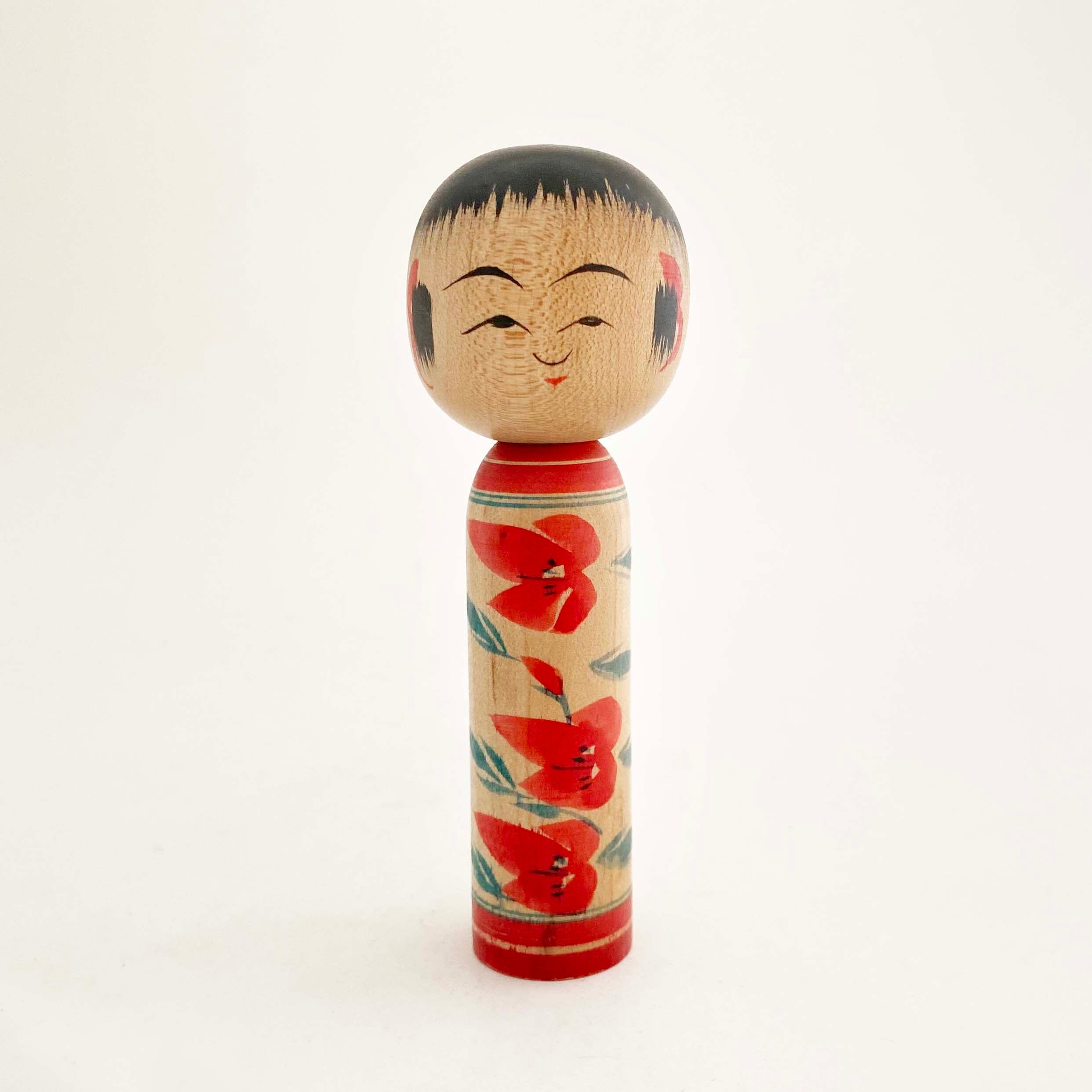 小寸こけし（蔵王高湯系 / 田中敦夫工人）