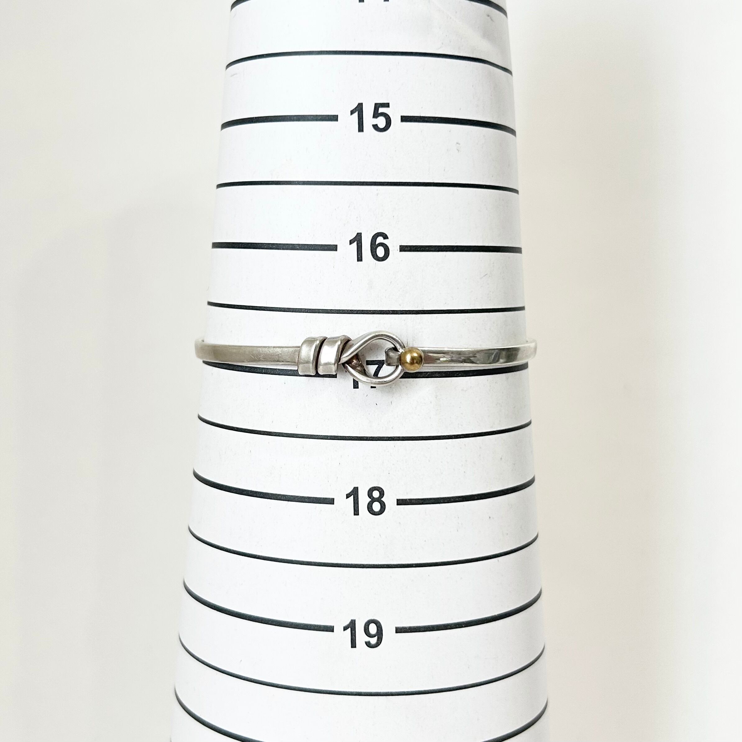 ティファニー　Tiffany　バングル TB8083】Tiffany&Co. hook&loop bangle/silver925,K18/ティファニー
