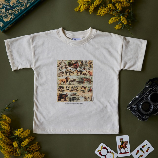 【少数限定】フランスの動物図鑑<世界野生生物の日>記念Tシャツ／WORLD WILDLIFE DAY T-SHIRS