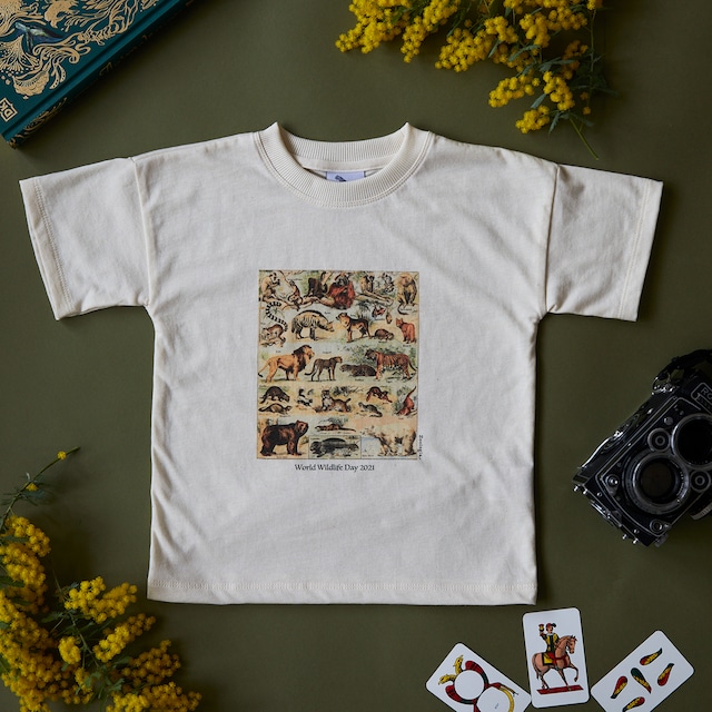 【少数限定】フランスの動物図鑑<世界野生生物の日>記念Tシャツ／WORLD WILDLIFE DAY T-SHIRS